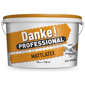 Краска моющаяся 2,5 л Professional Mattlatex Danke!